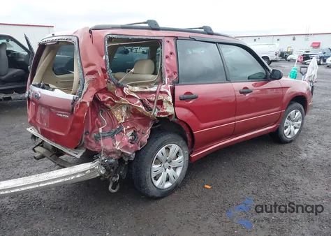 2008 Subaru Forester 2.5X из США, поврежденный, VIN JF1SG63678H709776
